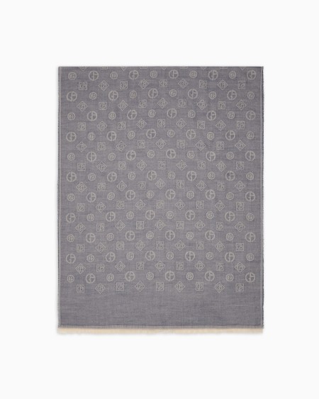 a|x armani exchange Jacquard cashmere stole