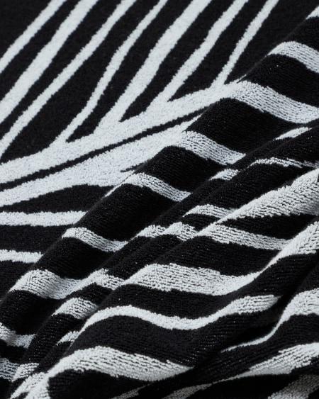 A|x Armani Exchange Jacquard Cotton Beach Towel