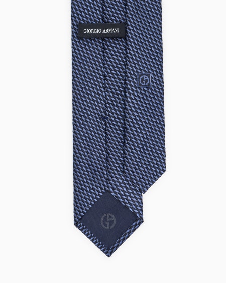 A|x Armani Exchange Jacquard Silk Tie