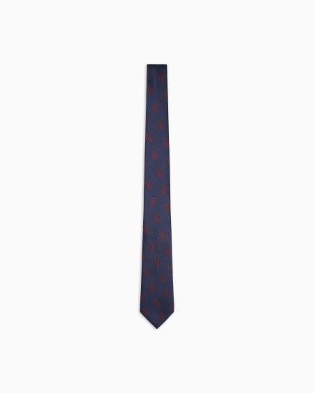 a|x armani exchange Jacquard silk tie