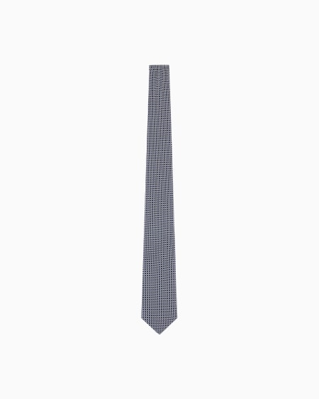 a|x armani exchange Jacquard silk tie