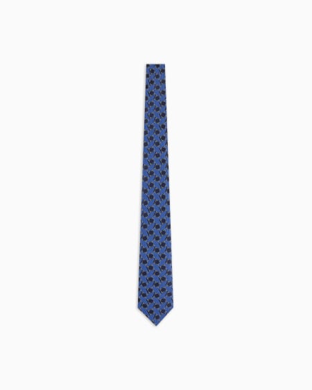 a|x armani exchange Jacquard silk tie