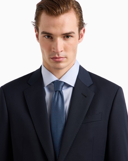 A|x Armani Exchange Jacquard Silk Tie