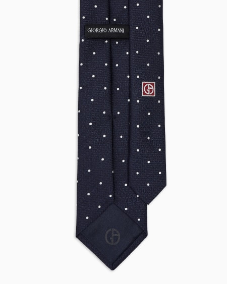 A|x Armani Exchange Jacquard Silk Tie