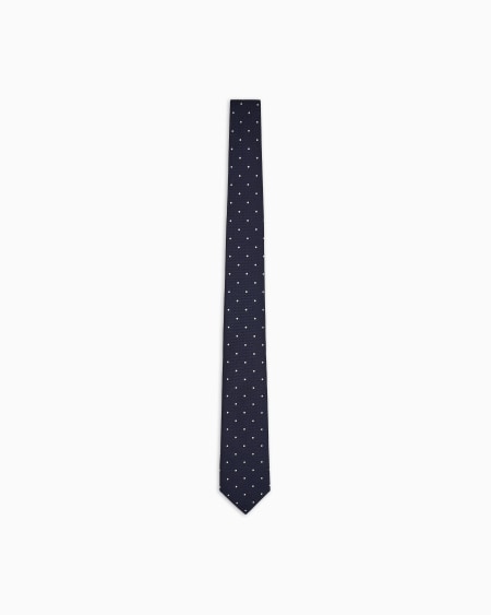 a|x armani exchange Jacquard silk tie