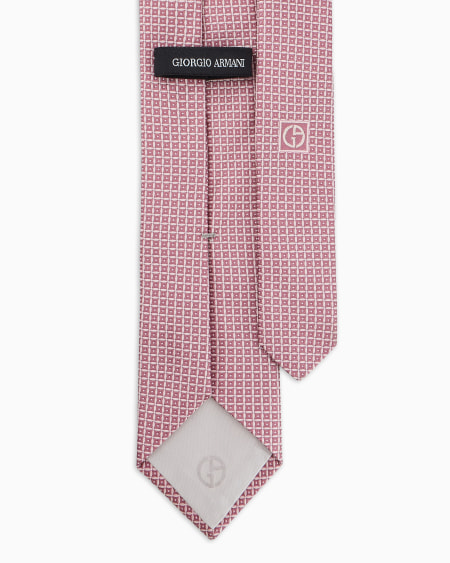 A|x Armani Exchange Jacquard Silk Tie