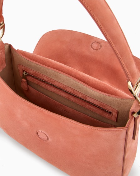 A|x Armani Exchange La Prima Soft Medium In Suede