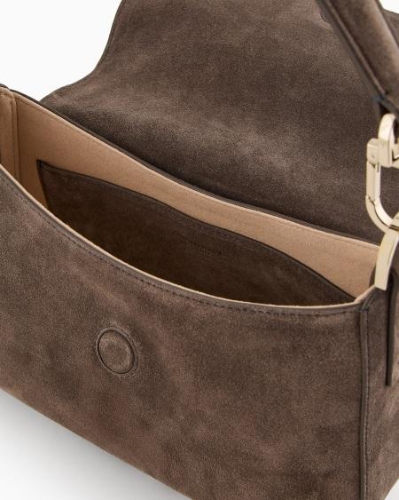 A|x Armani Exchange La Prima Soft Small In Suede