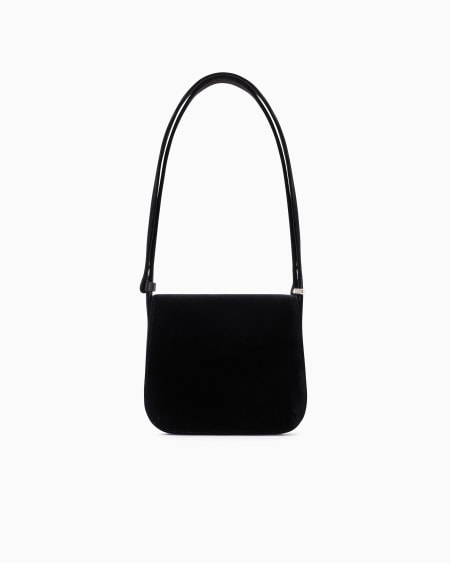 A|x Armani Exchange La Prima Velvet Bag