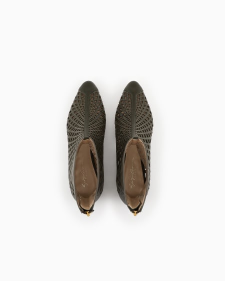 A|x Armani Exchange Leather Ankle Boots