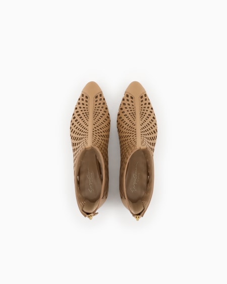 A|x Armani Exchange Leather Ankle Boots