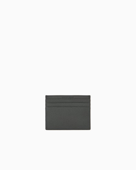 A|x Armani Exchange Leather Card Holder