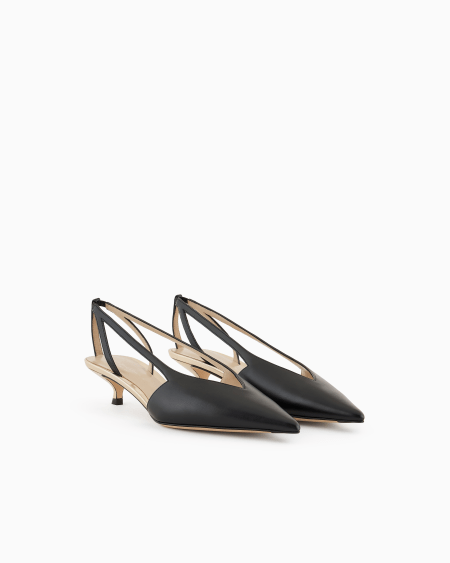 A|x Armani Exchange Leather Court Shoes