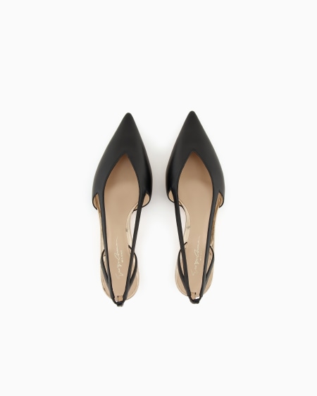 A|x Armani Exchange Leather Court Shoes