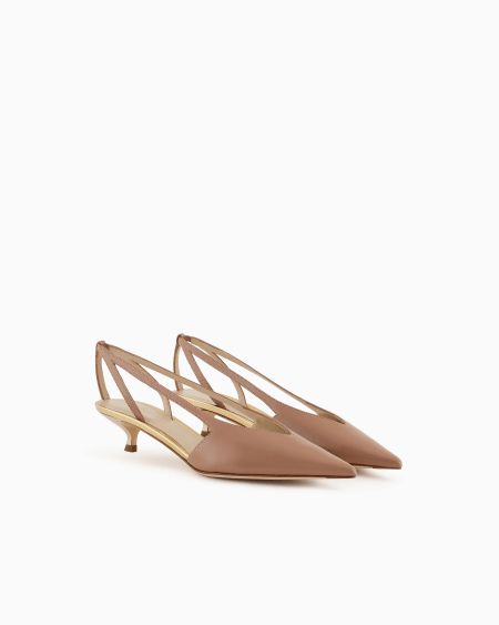 A|x Armani Exchange Leather Court Shoes