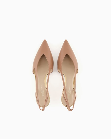 A|x Armani Exchange Leather Court Shoes