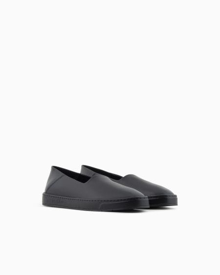 A|x Armani Exchange Leather Loafers
