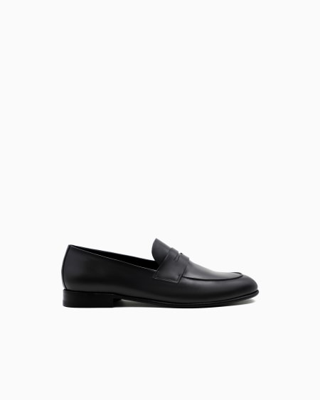 a|x armani exchange Leather loafers