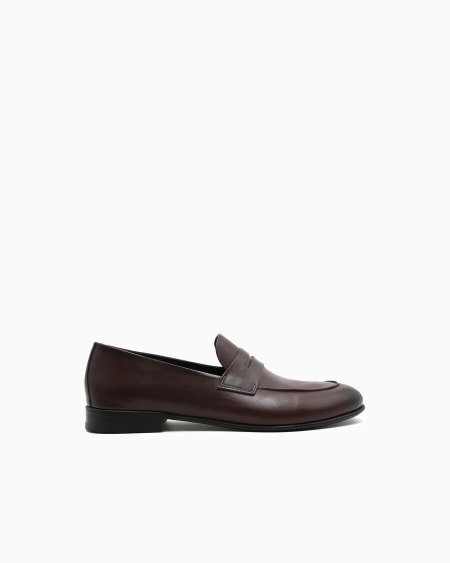 a|x armani exchange Leather loafers