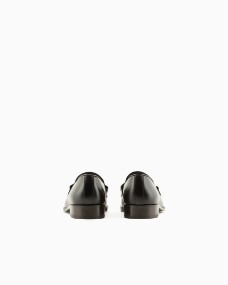 A|x Armani Exchange Leather Loafers