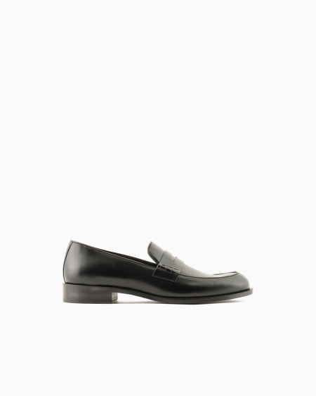 a|x armani exchange Leather loafers