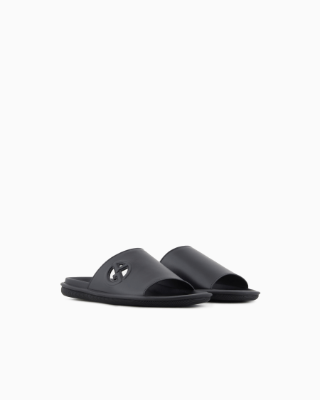 A|x Armani Exchange Leather Sandals