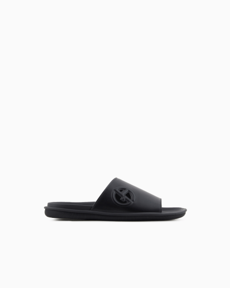 A|x Armani Exchange Leather Sandals