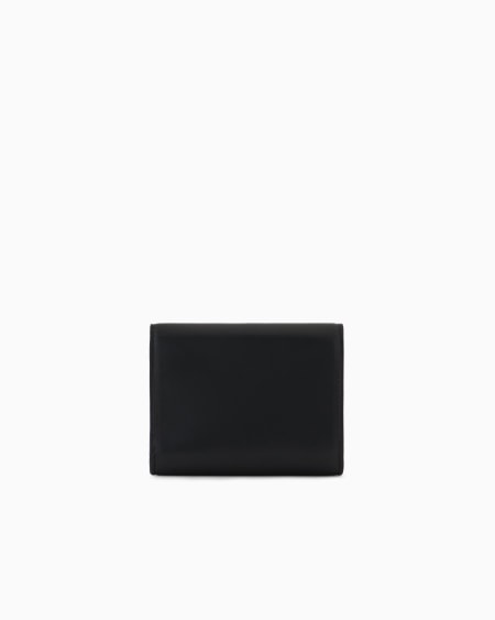 A|x Armani Exchange Leather Trifold Wallet