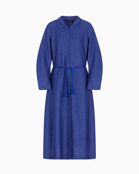 a|x armani exchange Lightweight raffia coat