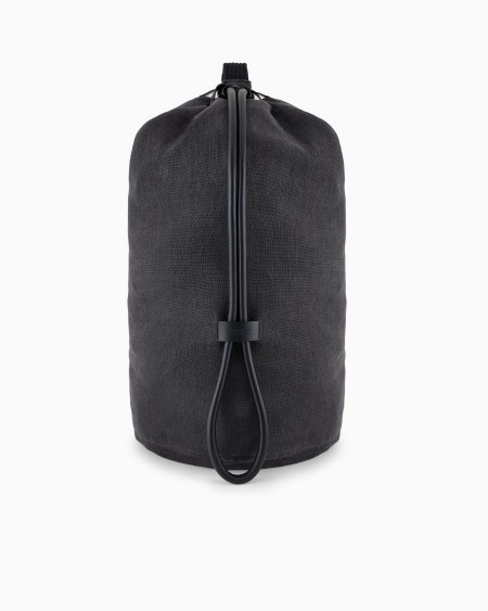 a|x armani exchange Linen canvas backpack