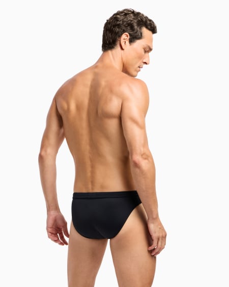 A|x Armani Exchange Logo Swimsuit