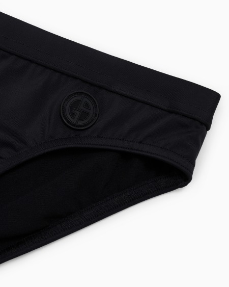 A|x Armani Exchange Logo Swimsuit