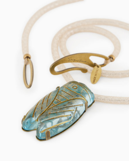 A|x Armani Exchange Long Necklace With Pendant