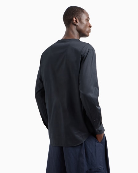 A|x Armani Exchange Luxury Cotton Twill Polo Shirt