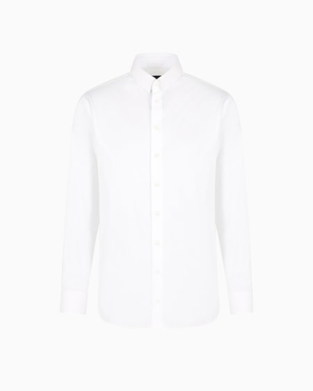 a|x armani exchange Luxury cotton twill shirt