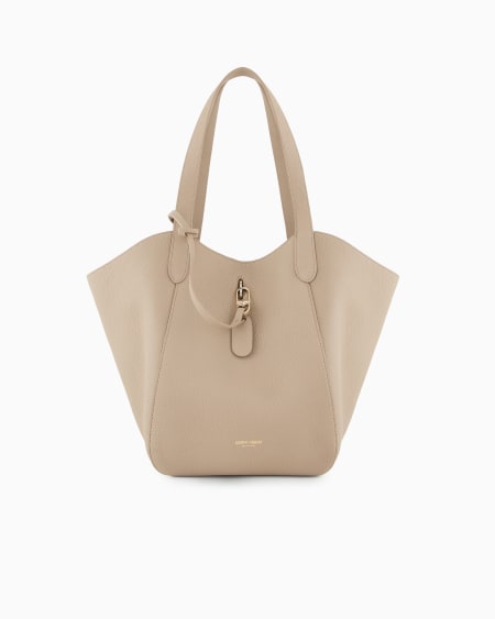 a|x armani exchange Medium pebbled leather handbag