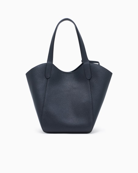 A|x Armani Exchange Medium Pebbled Leather Handbag