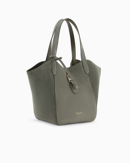 A|x Armani Exchange Medium Suede Handbag
