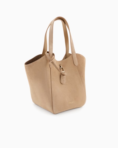 A|x Armani Exchange Medium Suede Handbag