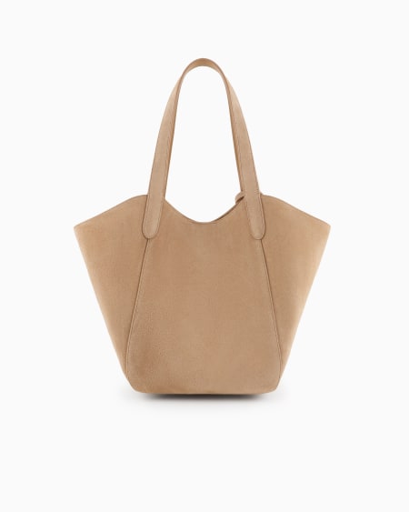 A|x Armani Exchange Medium Suede Handbag
