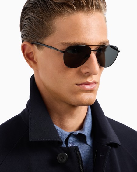 A|x Armani Exchange Men’s Aviator Sunglasses