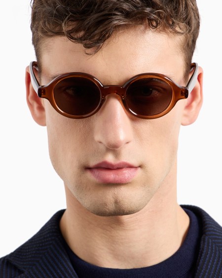 A|x Armani Exchange Men’s Oval Sunglasses