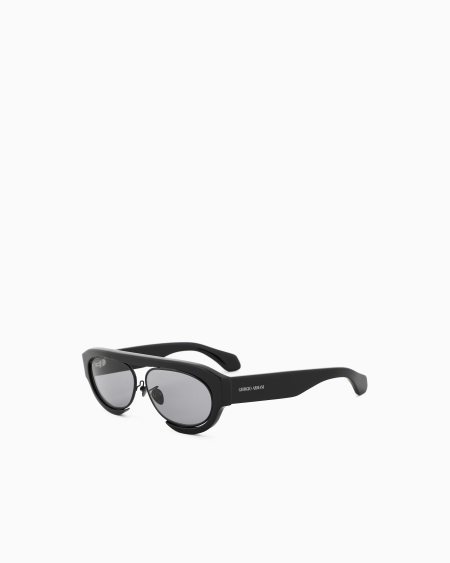 A|x Armani Exchange Men’s Oval Sunglasses