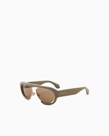 A|x Armani Exchange Men’s Oval Sunglasses