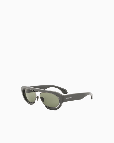 A|x Armani Exchange Men’s Oval Sunglasses