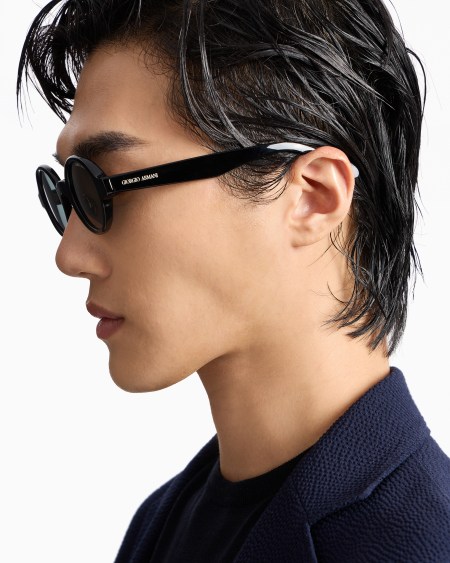 A|x Armani Exchange Men’s Oval Sunglasses