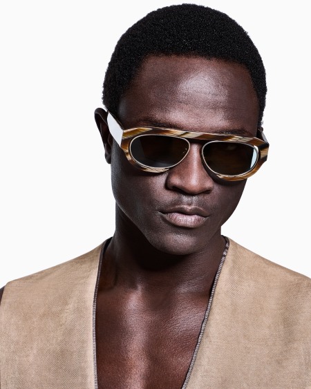 A|x Armani Exchange Men’s Oval Sunglasses