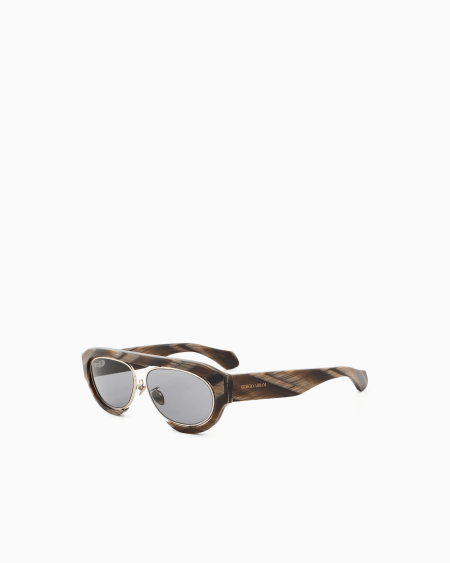 A|x Armani Exchange Men’s Oval Sunglasses