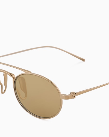 A|x Armani Exchange Men’s Oval Sunglasses