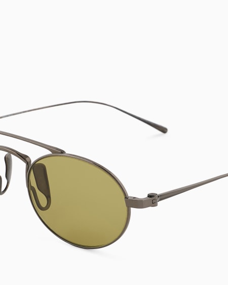 A|x Armani Exchange Men’s Oval Sunglasses